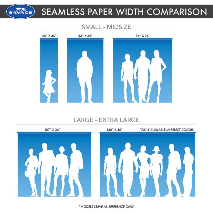 Savage Seamless Background Paper #31 Blue Jay 26"x36'