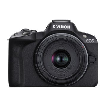 Canon EOS R50 RF-S 18-45mm f4.5-6.3 IS STM Kit Black
