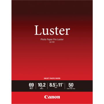 Canon Photo Paper Pro Luster 8.5"x11" (50 Sheets)