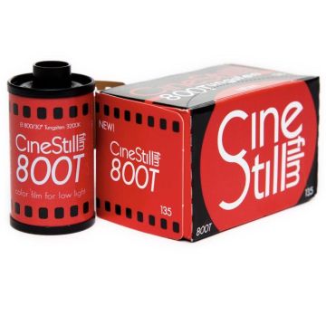 CineStill 800 Tungsten 35mm Color Negative Film 36 Exposures