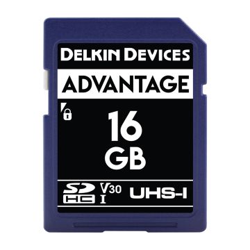 Delkin Advantage UHS-1 (U3/V30) SD Memory Card 16GB