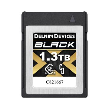 Delkin Black 4.0 CFExpress Type B Memory Card 1.3TB