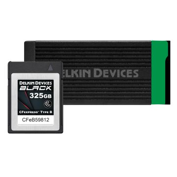 Delkin Black CF Express Type B 325GB + Reader