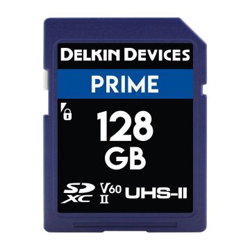 Delkin Prime 128GB SDHC UHS-II Memory Card