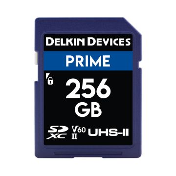 Delkin Prime UHS-II (U3/V60) SD Memory Card 256GB