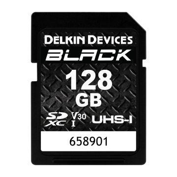 Delkin SD UHS-I BLACK 90MB/S Read/Write 128GB