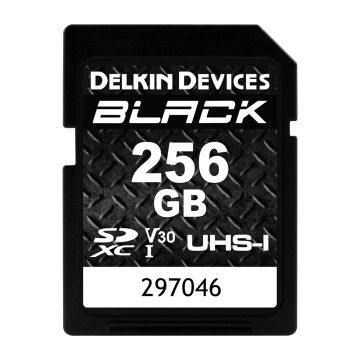 Delkin SD UHS-I BLACK 90MB/S Read/Write 256GB
