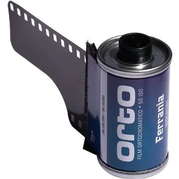 Ferrania Orto ISO 50 Orthochromatic Film 35mm 36 Exposures
