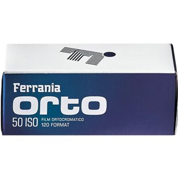Ferrania Orto Orthochromatic Film ISO 50 120