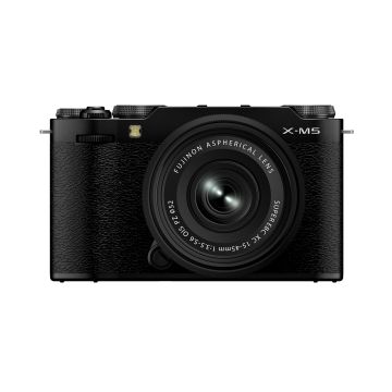 FUJIFILM X-M5 XC 15-45mm F3.5-5.6 OIS PZ Black