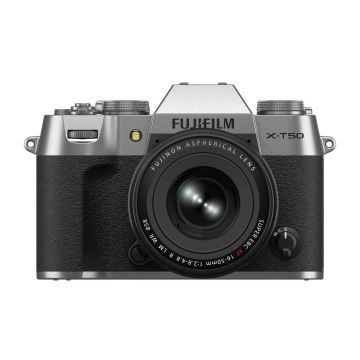 Fujifilm X-T50 with XF 16-50mm F2.8-4.8 R LM WR Lens Kit Silver