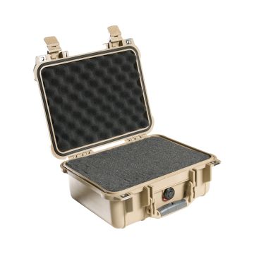 Pelican 1400 Protector Case with Foam Desert Tan