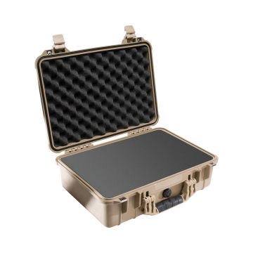 Pelican 1500 Protector Case with Foam Desert Tan