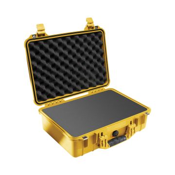 Pelican 1500 Protector Case with Foam Yellow