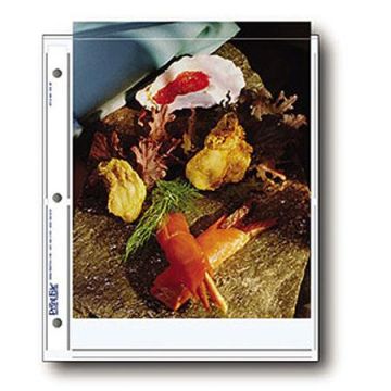 Print File Archival Photo Page (Two 8x10 Photos - 25 Pack)