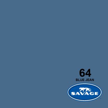 Savage Seamless Background Paper #64 Blue Jean 53"x36'