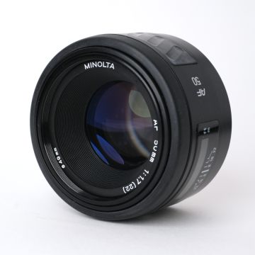 Used Minolta  50 mm F1.7 Sony-A Lens, Good Condition