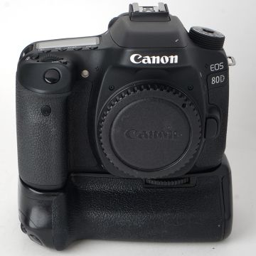 Used Canon 80D with BG-E14 Grip, Good Condition