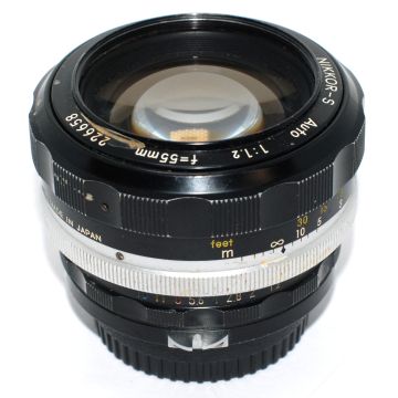 Used Nikon 55 F1.2 Nikkor-S NON AI, Bargain Condition