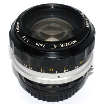 Used Nikon 55 F1.2 Nikkor-S Non AI, Good Condition