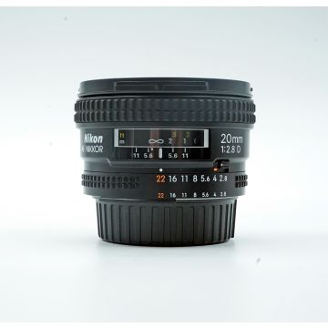 Used Nikon AF 20mm F2.8 D Wide Angle Lens, Good Condition