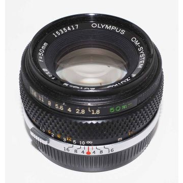 Used Olympus OM Auto-S 50mm F1.8 Prime Normal Lens, Good Condition