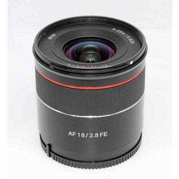 Used Samyang FE AF 18mm F2.8 Prime Lens, Sony NEX Mount, Good Condition