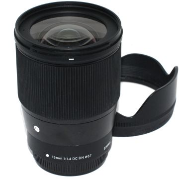 Used Sigma 16 F1.4 for old 4/3 mount, Good Condition