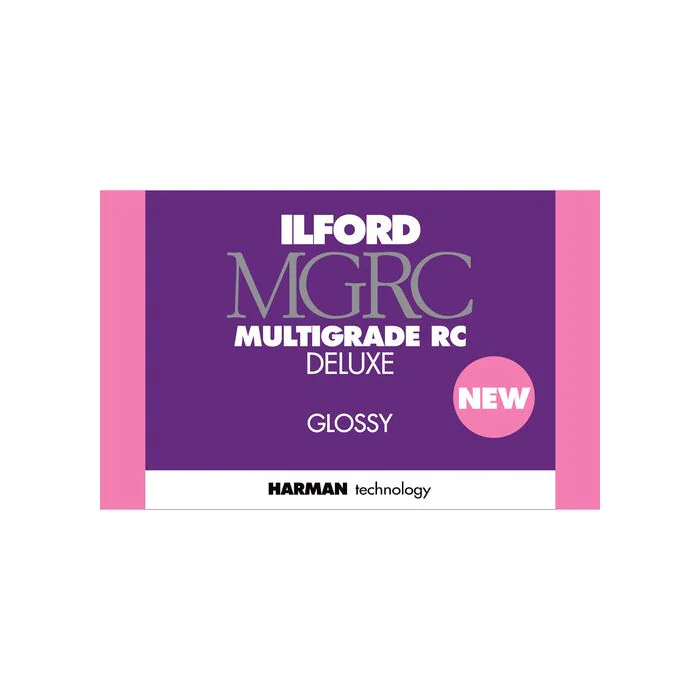 Ilford Multigrade IV Glossy Deluxe Resin-Coated Darkroom Paper 8x10 25 Sheets Ilford Multigrade IV Glossy Deluxe Resin-Coated Darkroom Paper 8x10 25 Sheets